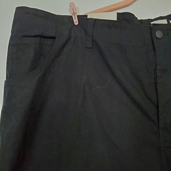 Women's A New Day Pants Size 24 Black Stretch Tapered Leg High Rise Relaxed Fit - Picture 8 of 13